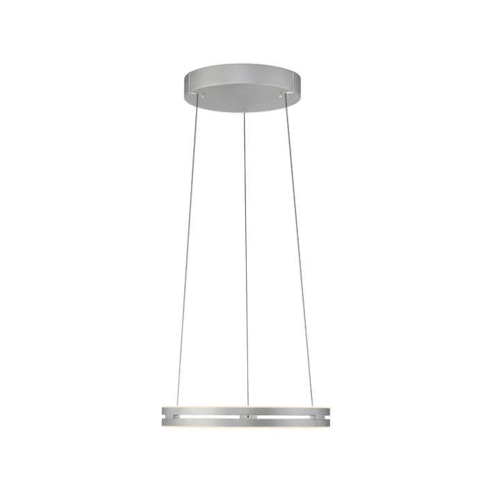 Paul Neuhaus LED Pendelleuchte PURE E-LOOP Aluminium Ø 50 cm Alu-/Nickelfarbig
