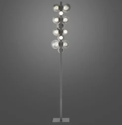 Paul Neuhaus LED Stehlampe PURE POPUP 12-flg grau