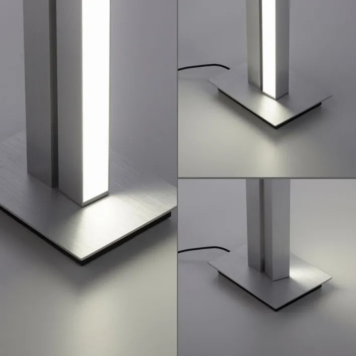 Paul Neuhaus LED Stehlampe PURE-LINES alufarbig