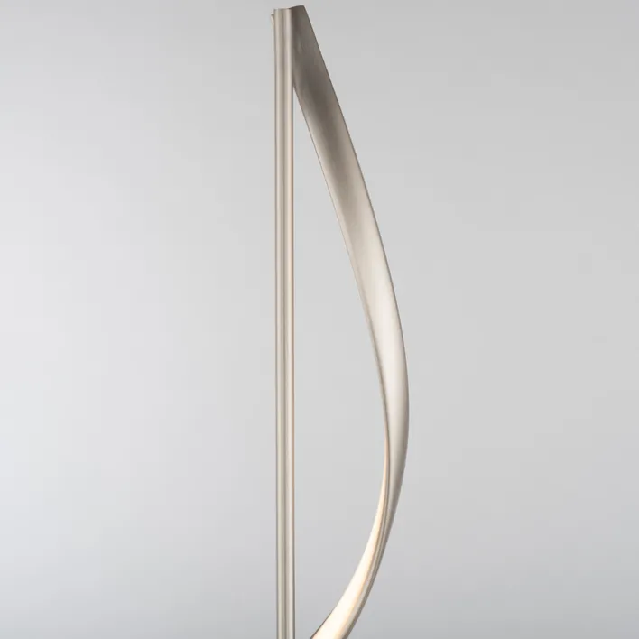 Paul Neuhaus LED Stehlampe Q-SWING 24 cm silberfarbig