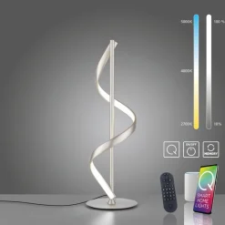 Paul Neuhaus LED Tischlampe Q-SWING 15,5 cm silberfarbig