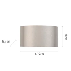 Paul Neuhaus LED Wandlampe PURE CLIPSE 15 cm aluminium