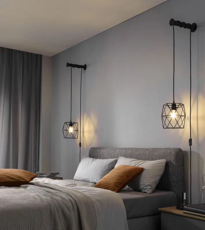 Paul Neuhaus Retrofit Wandleuchte PILUA Draht