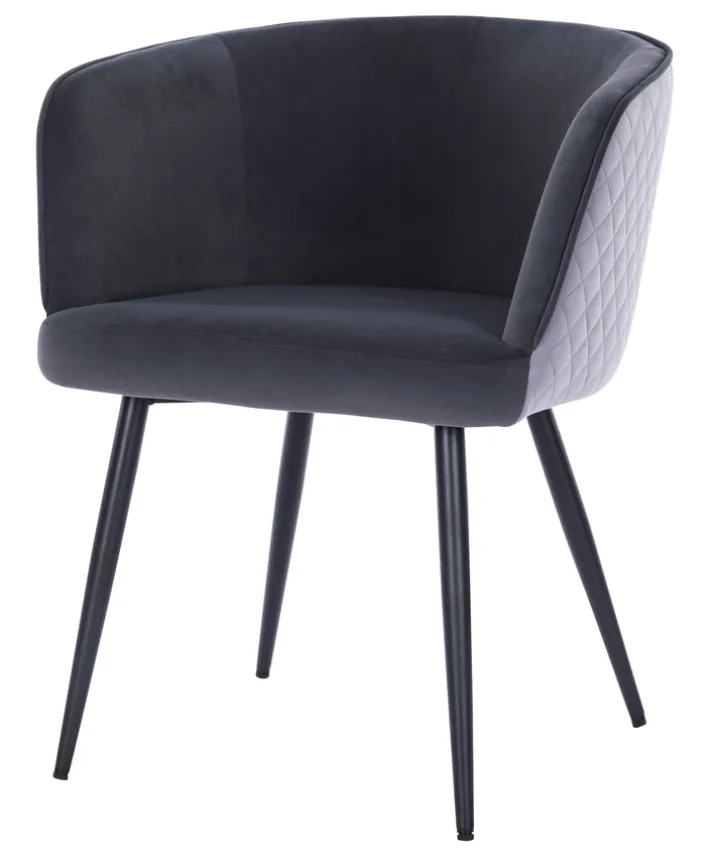 PHILL HILL Armlehnstuhl LIAM dunkelgrau-grau/schwarz