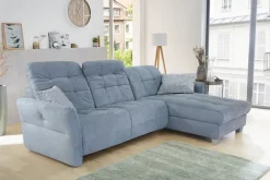 PHILL HILL Ecksofa FORBACH 279 x 210 cm blau