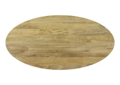 PHILL HILL Esstisch LEWIS 220 x 100 x 77 cm Mango massiv/schwarz