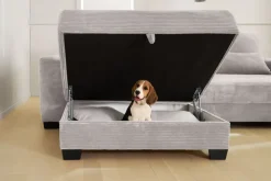 PHILL HILL Sofa 3-Sitzer SONYA hellgrau