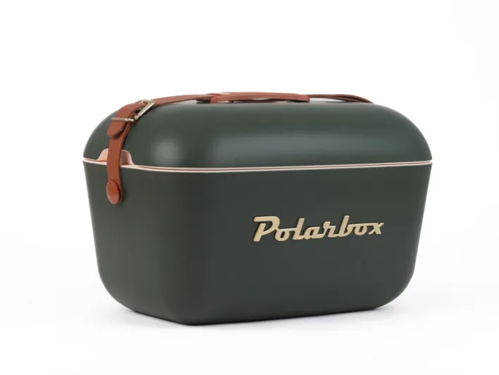 Polarbox Kühlbox 20 Liter Kunststoff dunkelgrün/goldfarbig