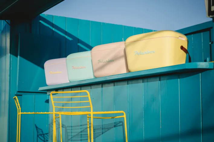 Polarbox Kühlbox 20 Liter Kunststoff dunkelgrün/goldfarbig