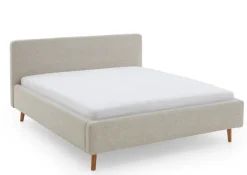 Polsterbett MATTIS 180 x 200 cm beige