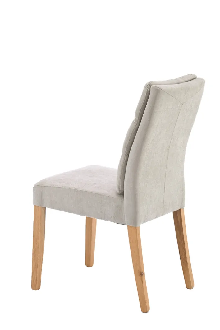 Polsterstuhl LENI hellgrau