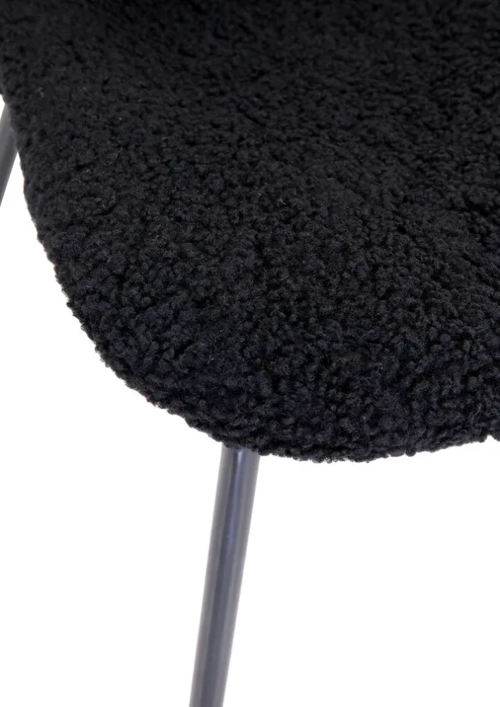 Polsterstuhl MARCUS Stoffbezug schwarz