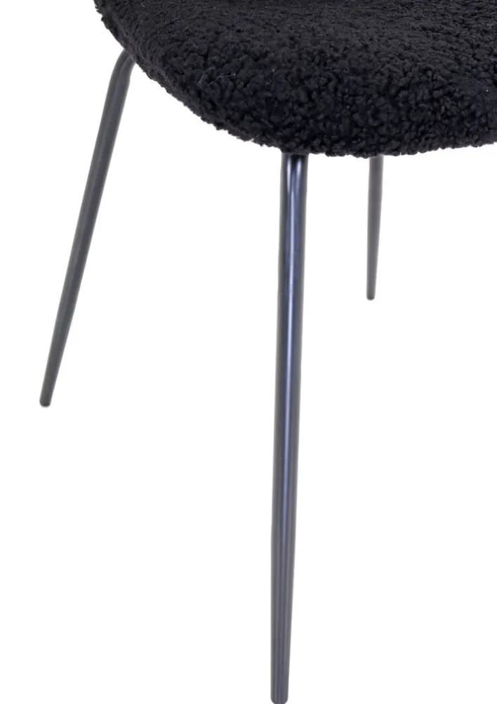 Polsterstuhl MARCUS Stoffbezug schwarz