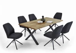 Polsterstuhl TAYLOR 49 x 88 cm grau anthrazit