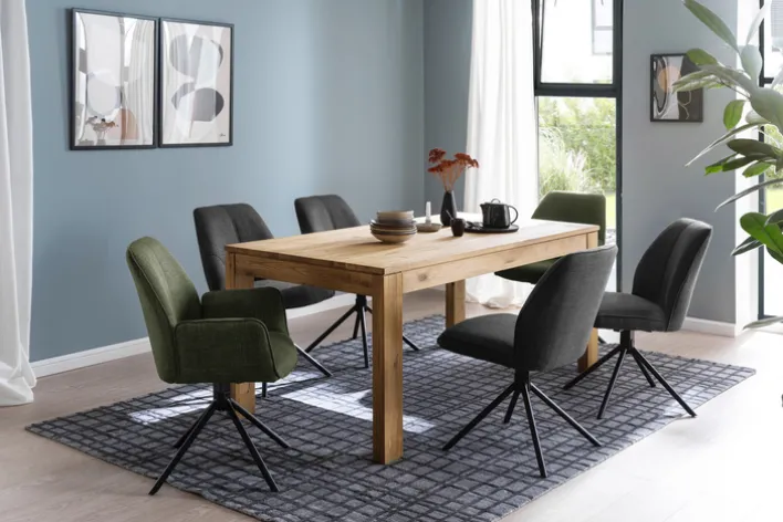 Polsterstuhl TAYLOR 49 x 88 cm grau anthrazit