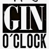 PRO ART Decopanel-Art Bild GIN O´CLOCK 15 x 27 cm schwarz/ weiß