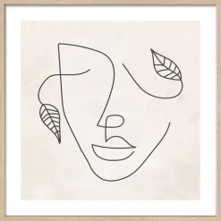 PRO ART Framed Art Bild BOHO STYLE 33 x 33 cm