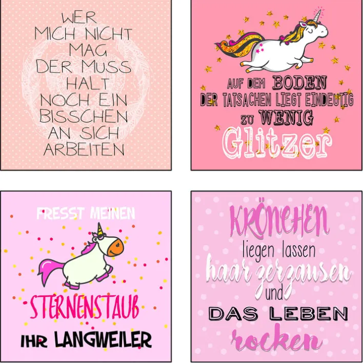 PRO ART Magnet HORSES 4er Set