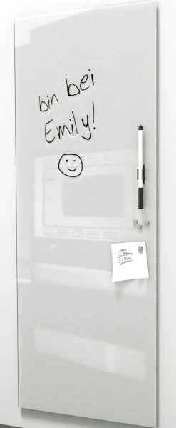 PRO ART Memoboard 80 x 30 cm Metall weiß