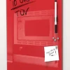PRO ART Memoboard 80 x 30 cm Metall rot