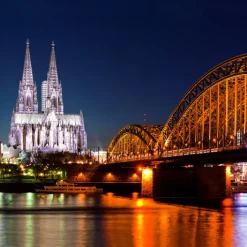 PRO-ART Glas Art Bild KÖLN DOM II 20 x 20 cm Floatglas