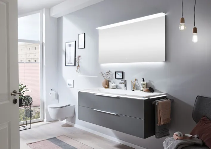 puris Flächenspiegel STAR LINE 140 cm silberfarbig