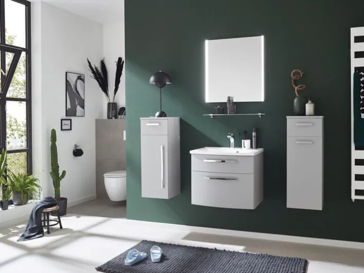 puris Highboard SPEED 30 x 81,6 cm Titangrau