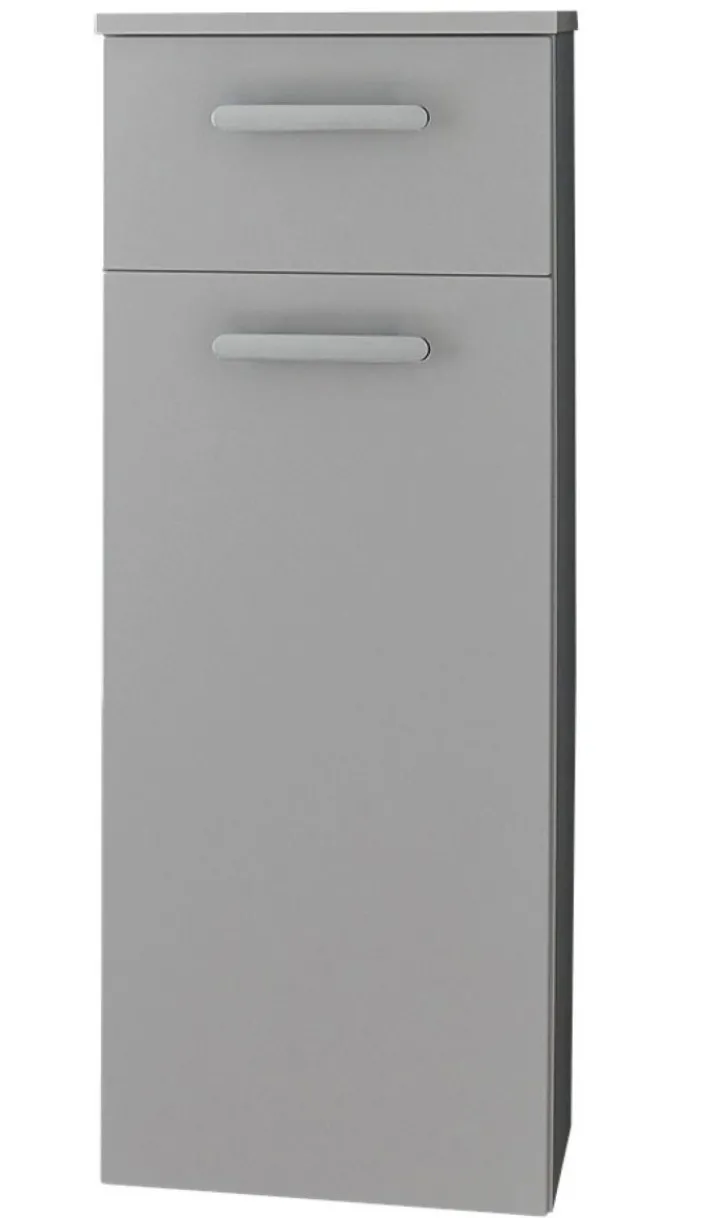 puris Highboard SPEED mit Wäschekippe 30 x 81,6 cm Titangrau