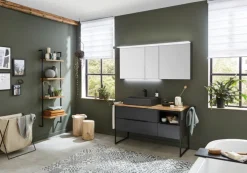 puris Spiegelschrank ASPEKT 150 cm Cosmos Grey