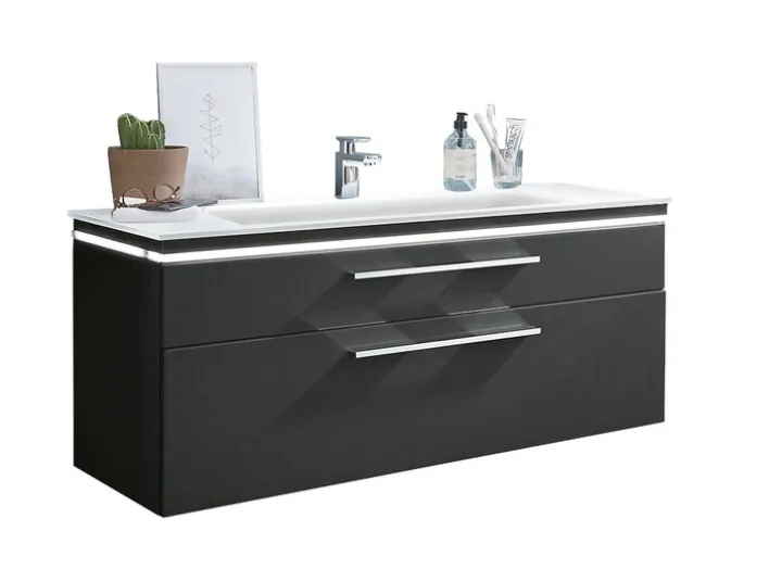 puris Waschtisch COOLLINE 90 x 52 x 47 cm Cosmos Grey