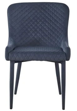 Quartier Polsterstuhl BELLY 82 x 54 x 61,5 cm Dunkelgrau