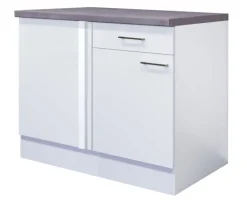 QUARTIER Spülen Unterschrank MEGGIE 50 x 82 x 57 cm weiß