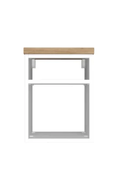 Regal DAVOS 30 x 41 cm Weiß matt/ Wotan Eiche