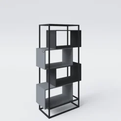 Regal MINECRAFT schwarz/ grau