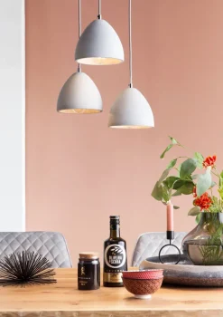 Retrofit Pendelleuchte 38 cm betongrau