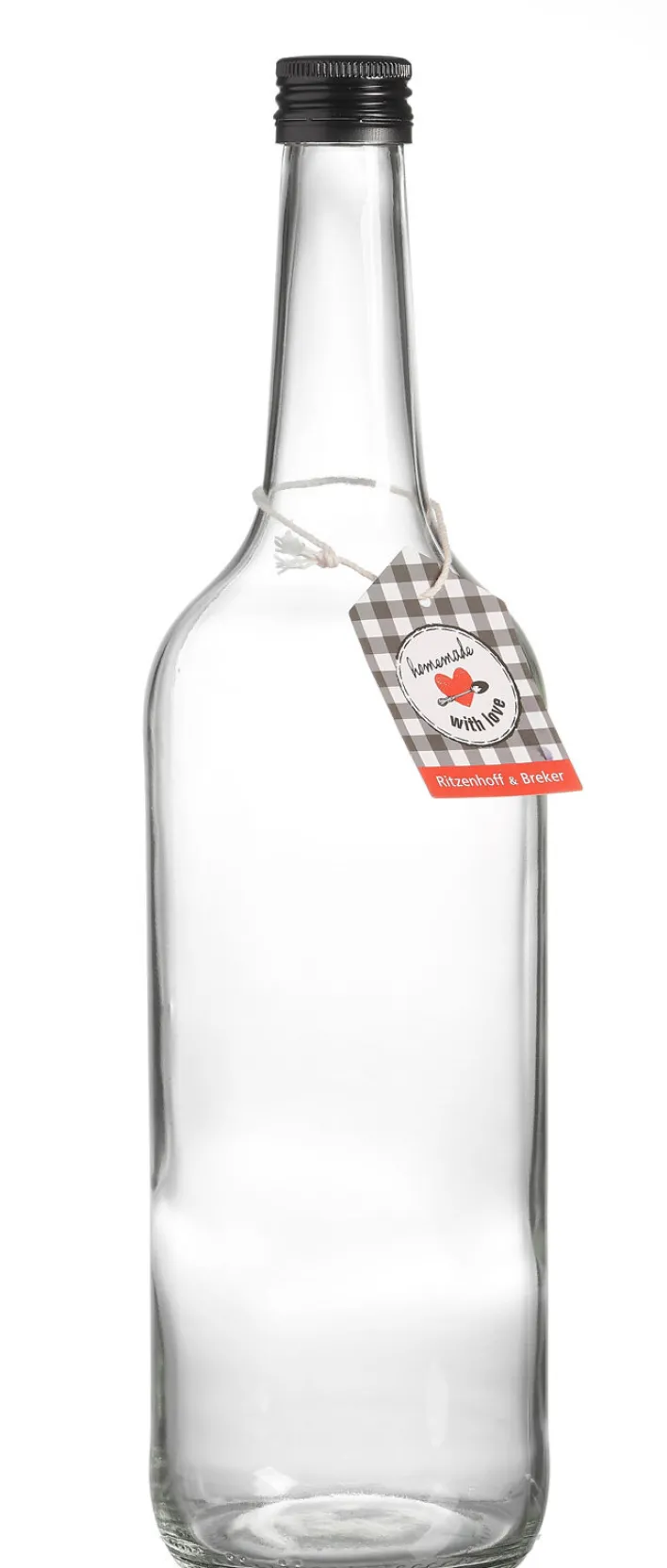 Ritzenhoff & Breker Flasche EMMA 1000 ml klarglas