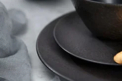 Ritzenhoff & Breker Frühstücksservice KITWE 12-teilig schwarz