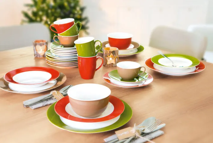 Ritzenhoff & Breker Jumbotasse DOPPIO 6er Set rot