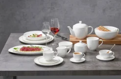Ritzenhoff & Breker Kaffee-Untertasse SKAGEN 6er Set weiß