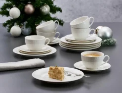 Ritzenhoff & Breker Kaffeeservice SOFIA 18-teilig Porzellan weiß