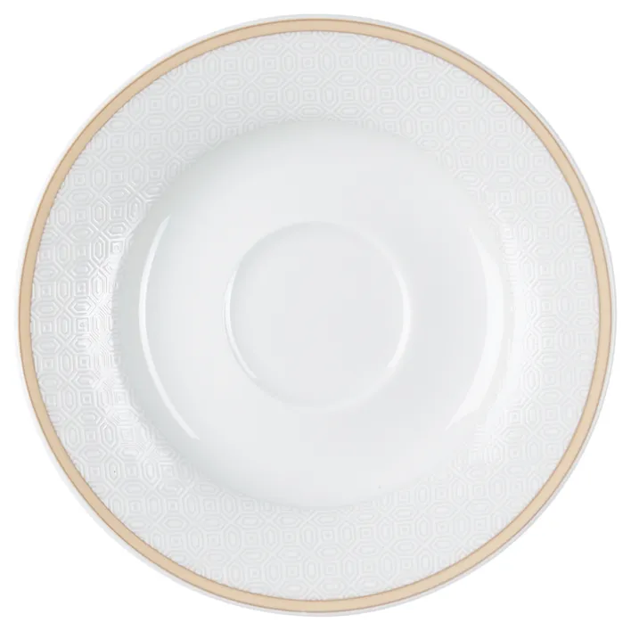 Ritzenhoff & Breker Kaffee-Untertasse GEO Porzellan beige