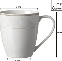 Ritzenhoff & Breker Kaffeebecher ISABELLA 6er Set cremeweiß