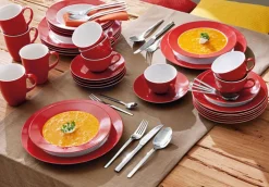 Ritzenhoff & Breker Kaffeebecher DOPPIO 6er Set rot