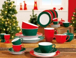 Ritzenhoff & Breker Kaffeebecher DOPPIO 6er Set rot