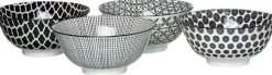 Ritzenhoff & Breker Schale TAKEO 4er Set schwarz/ weiß