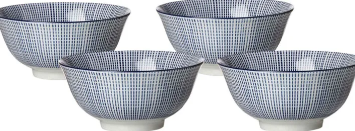 Ritzenhoff & Breker Schale ROYAL MAKOTO 4er Set blau/ weiß