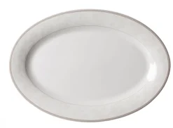 Ritzenhoff & Breker Servierplatte ISABELLA oval cremeweiß
