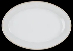 Ritzenhoff & Breker Servierplatte GEO 32x21 cm Porzellan beige