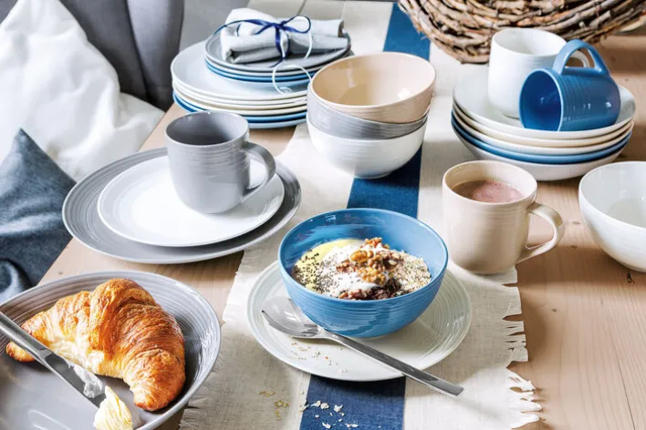 Ritzenhoff & Breker Suppenteller LEVI 6er Set grau