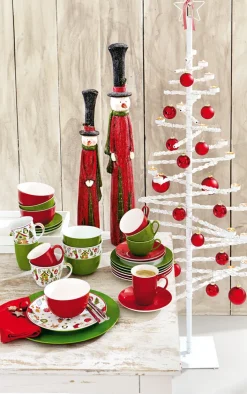 Ritzenhoff & Breker Teller flach DOPPIO 6er Set rot